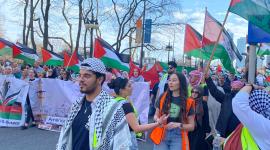 الجالية الفلسطينية بشيكاغو تنتفض نصرة للأقصى