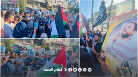 الجهاد تنظم وقفة اسناد للأسير عواودة.jfif