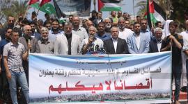 فصائل المقاومة بغزة في ذكرى النكسة ال55 ورفضا للعدوان على الأقصى  (20).JPG