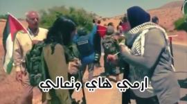 فلسطينية تتحدى مجندة.JPG