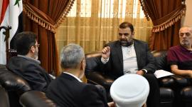 وفد من الجهاد يزور يزور جامعة بلاد الشام (2).jfif