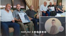 وفد الجهاد يزور الشهداء والاسرى في رام الله