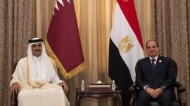 السيسي وأمير قطر