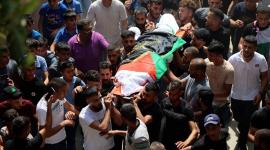 جماهير جنين تشيع جثمان الشهيد طاهر زكارنة