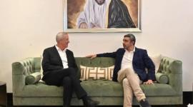 غانتس و وزير خارجية الامارات