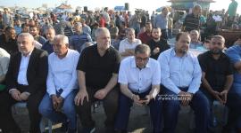 فصائل العمل الوطني والإسلامي تنظم فعالية شعبية رفضا للحصار وسرقة الثروات الطبيعية والغاز (4).JPG