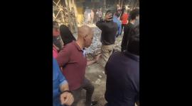 انهيار جسر.
