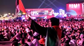 علم فلسطين مونديال قطر.