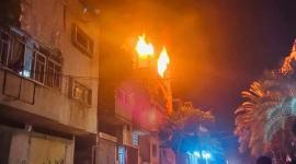 حريق جباليا اليوم الخميس 17-11-2022