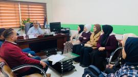 طلبة كلية الإعلام في جامعة الأقصى يزورون عددا من المؤسسات الإعلامية 