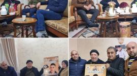 وفد من "الجهاد" يزور عوائل الشهداء صبح ومساد في جنين