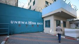 اضراب الأونروا في غزة احتجاجا على عدم تلبية مطالب الموظفين (6).JPG