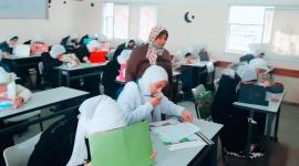 طلاب المدارس يبدؤون امتحانات نهاية الفصل الدراسي الأول