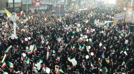 مسيرات في ايران في ذكرى انتصار الثورة الإسلامية الـ44