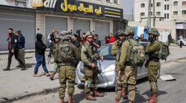 قوات الاحتلال إغلاق طرق في حوارة (7).jpeg