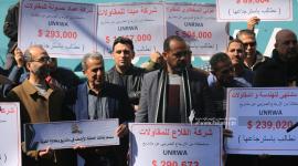 مؤتمر صحفي للمقاولين بغزة حول التأكيد على مقاطعة عطاءاتالأونرواوالاعلان عن الاجراءات التصعيدية (13).JPG