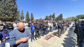 صلاة الجمعة في المسجد الأقصى