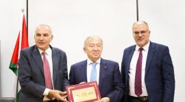 وزير الاقتصاد خالد العسيلي ووزير الاتصالا اسحق سدر
