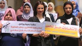 صور من الاعتصام الذي نظمه حراك الصحفيين ضد انتخابات نقابة الصحفيين (11).jpg
