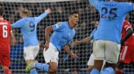 لاعبو فريق مانشستر سيتي