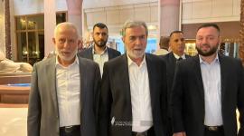 وفد حركة الجهاد الإسلامي برئاسة الأمين العام للحركة زياد النخالة ينهي لقاءاته مع المسؤولين المصريين  (1).jpeg
