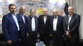 القائد النخالة يستقبل وفدا من الأمانة العامة للمؤتمر القومي العربي