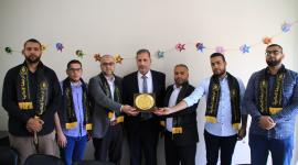 الرابطة الإسلامية تزور مدير مديرية تعليم شرق غزة