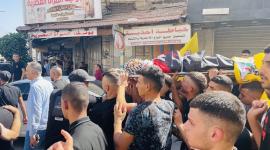 جماهير غفيرة تُشيع جثمان الشهيد الطفل فارس أبو سمرة في قلقيلية