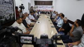 فصائل المقاومة تنظم ورشة عمل بعنوان المسجد الأقصى لن يُقسم (7).JPG