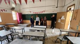 وزارة التعليم بغزة تشرع بحملة مكثفة لتطهير وتنظيف لاستقبال العام الدراسي الجديد (3)
