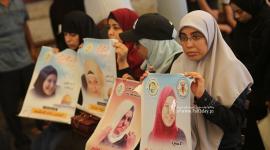 اعتصام اهالى الأسرى الأسبوعي أمام مقر الصليب الأحمر بغزة (9).JPG
