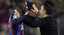 "تشافي" يوجه طلباً لبرشلونة بشأن "ديمبلي"