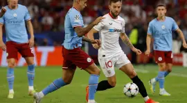 مانشستر سيتي يتغلب على اشبيلية ويرفع "السوبر الأوروبي" لأول مرة في تاريخه
