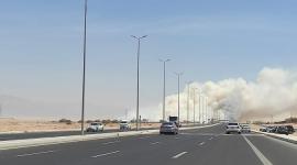 حريق في سيناء