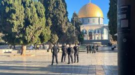 قوات الاحتلال تنشر في باحات القدس الشريف