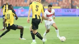 من مباراة الزمالك والمقاولون