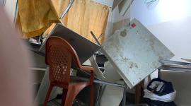 اضرار بقسم الحضانة بمجمع الشفاء الطبي بغزة
