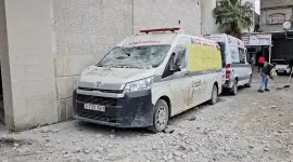 حصار مستشفى العودة شمال القطاع