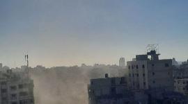 قصف مدفعي على شارع النصر بمدينة غزة