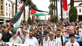 مظاهرات في المغرب تضامنا مع غزة