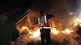 قصف خيمة في غزة- ارشيفية