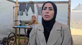 مبادرة إبرة وخيط لصناعة الملابس من البطانيات بغزة