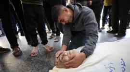 توديع شهداء في غزة