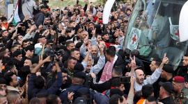 جانب من تحرير الأسرى الفلسطينيين