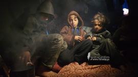 جانب من ‏‏تضرر خيام النازحين في منطقة مواصي خان يونس بفعل المنخفض (1) - نسخة