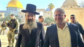 بن غفير يقتحم المسجد الأقصى المبارك