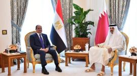 السيسي وأمير قطر