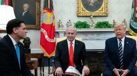 لقاء ديرمر ونتنياهو مع ترامب
