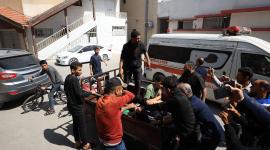 شهداء مجزرة مدرسة الكرامة شرق غزة (4).JPG