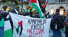 تظاهرة في فرنسا مع فلسطين